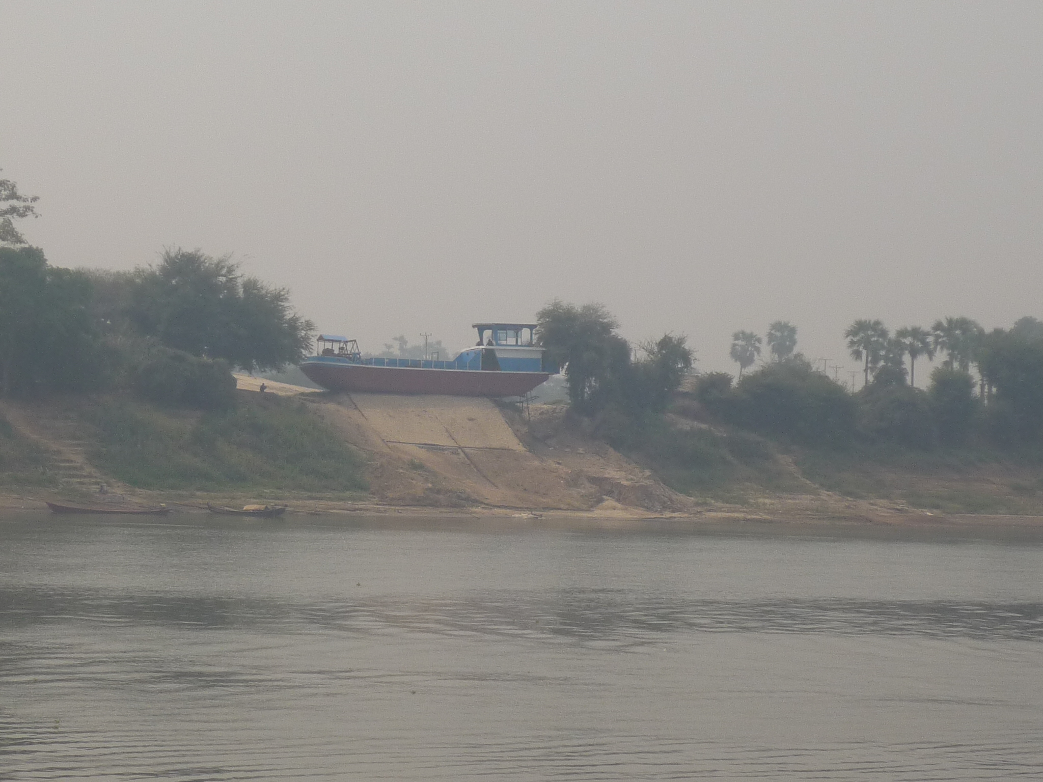 Shipyard at the Ayarwaddy river