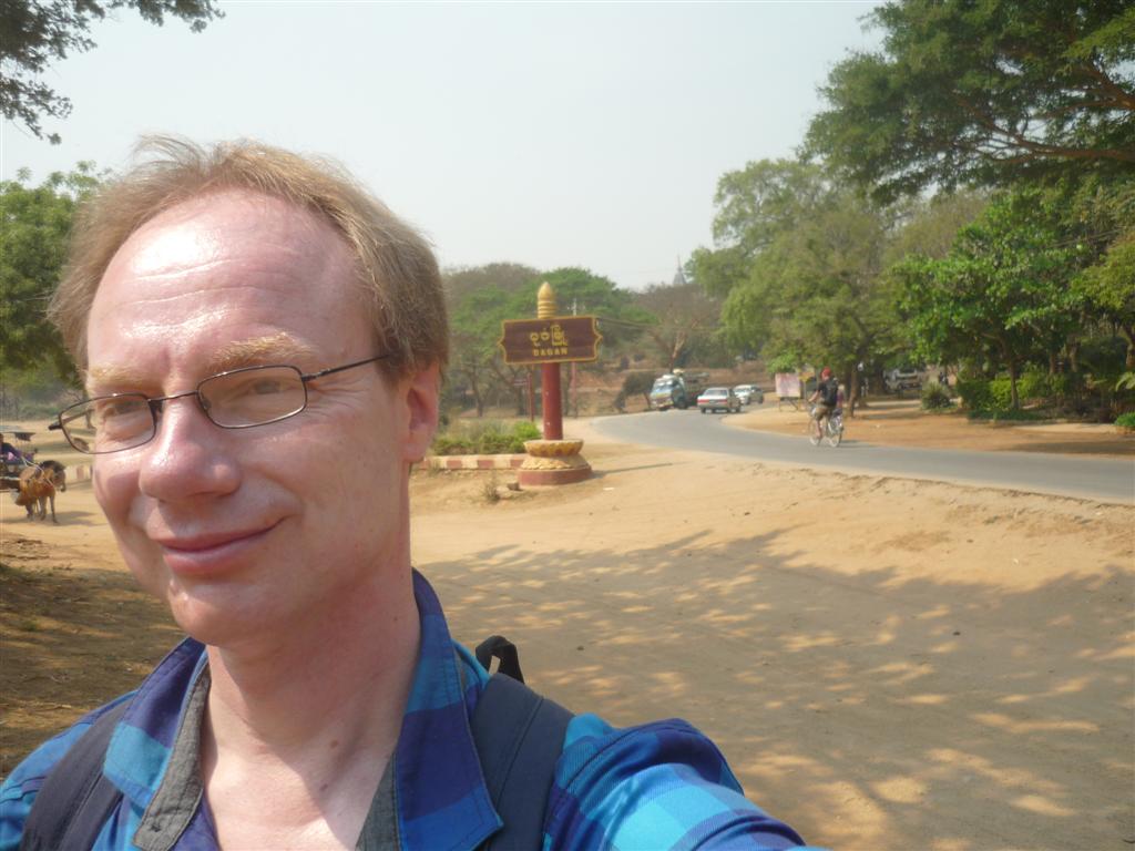 John Koen Arriving in Bagan Myanmar